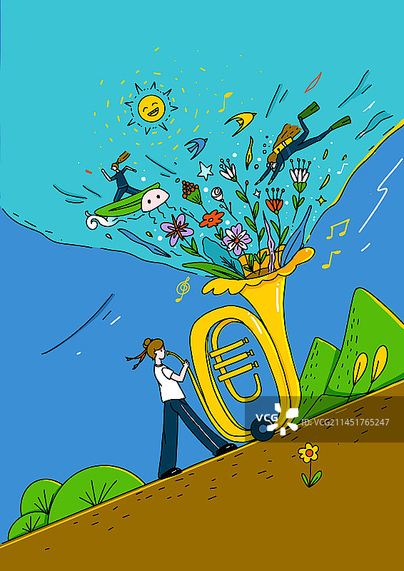 人生就像爬坡，有时候看似轻松，实际上走了不少弯路.psd PS图片素材