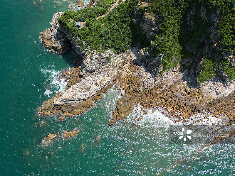 深圳杨梅坑海岸线风光图片素材