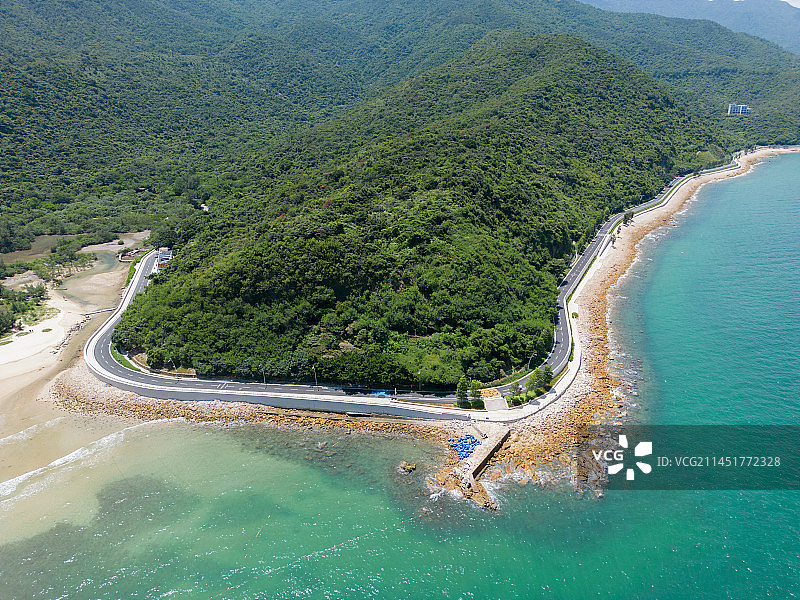 深圳杨梅坑景区环海栈道图片素材