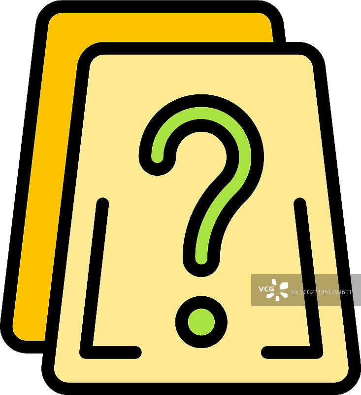 问题作业图标（扁平风格）图片素材