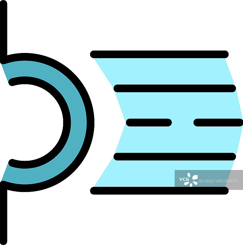 强力淋浴扁平图标图片素材