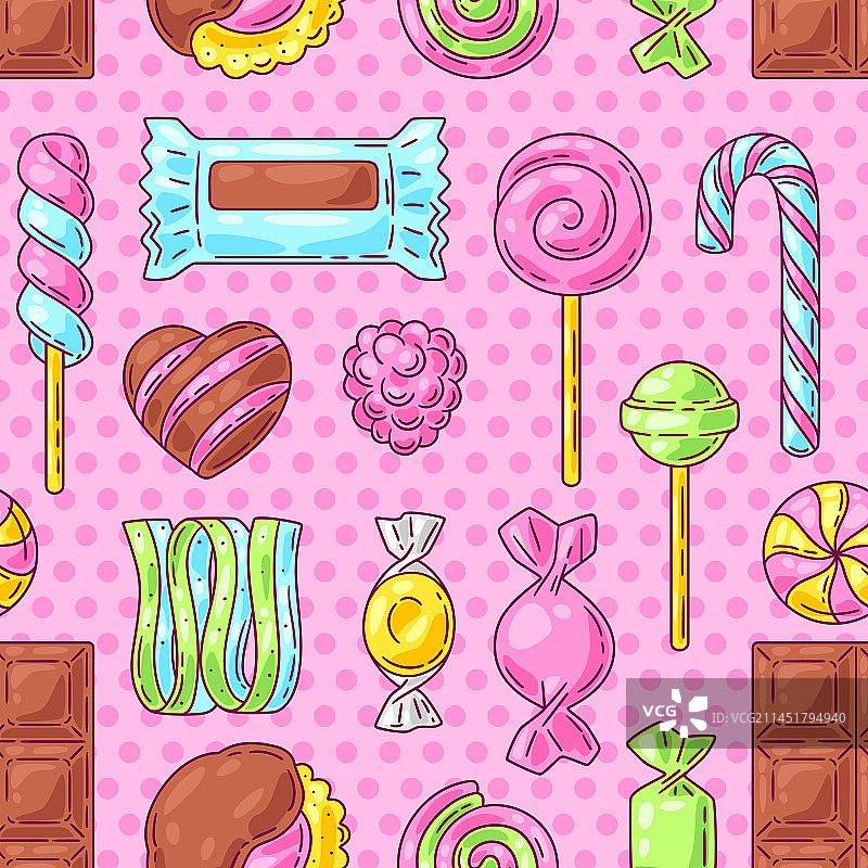 糖果甜点背景图案图片素材