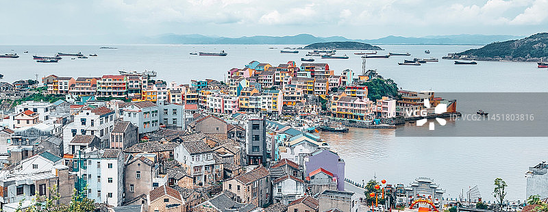 浙江·台州（温岭）｜石塘半岛国家旅游度假区·箬山渔港（中国七彩小镇-小箬村、东海村、胜海村）图片素材