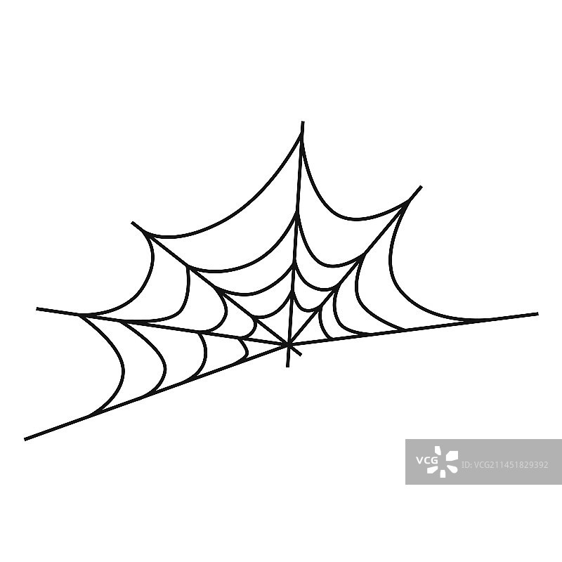 蜘蛛网细线图标图片素材