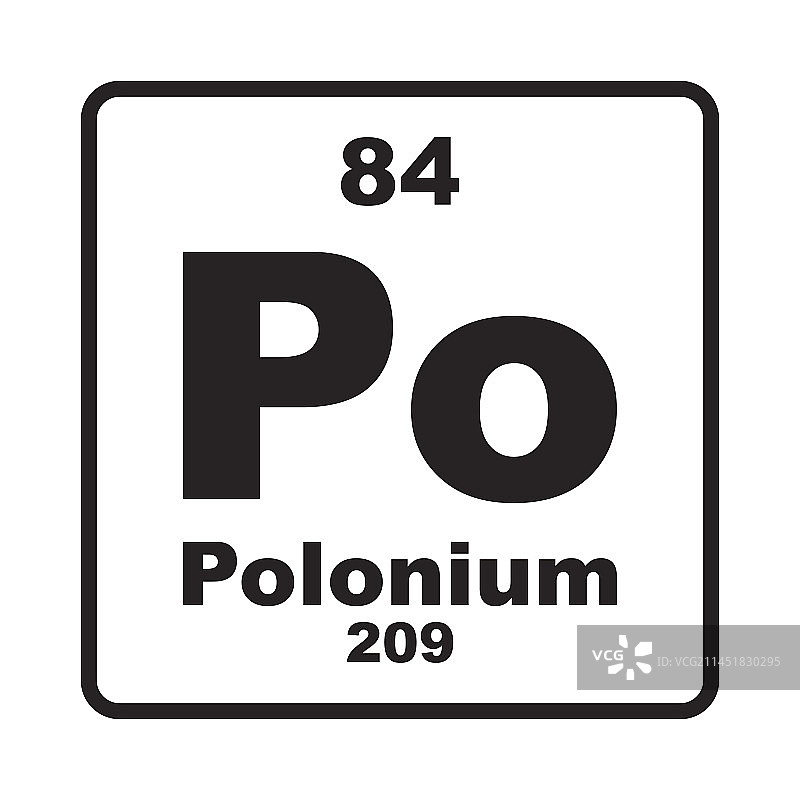 钋元素图标图片素材