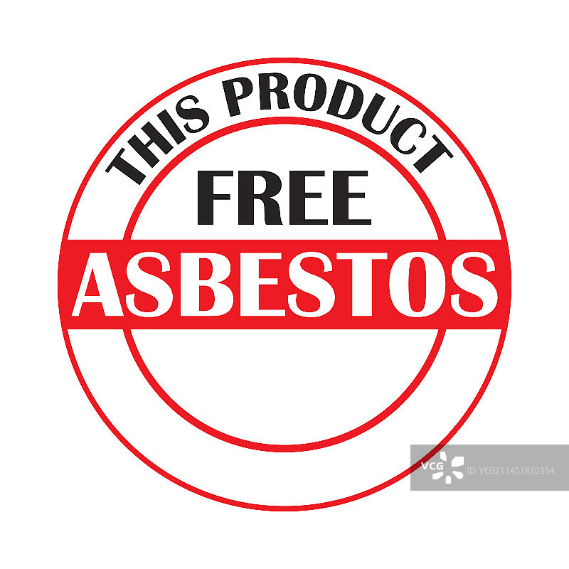 无石棉标志图片素材