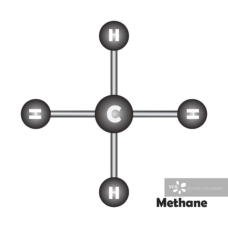 甲烷分子图标图片素材