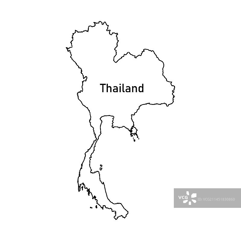 泰国地图图标图片素材