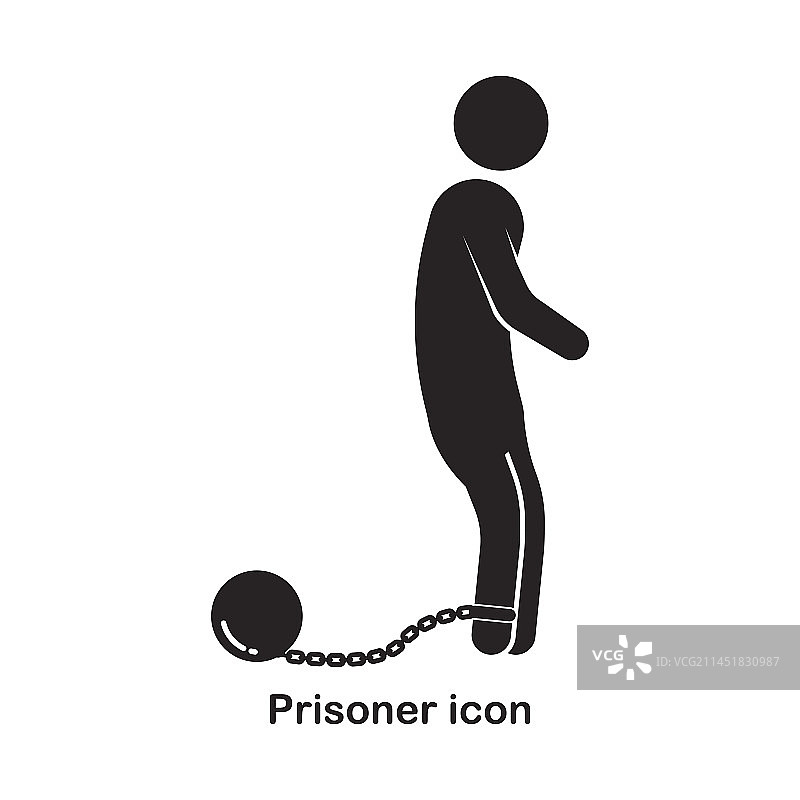 囚犯图标图片素材