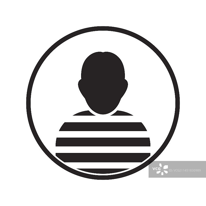 囚犯图标图片素材