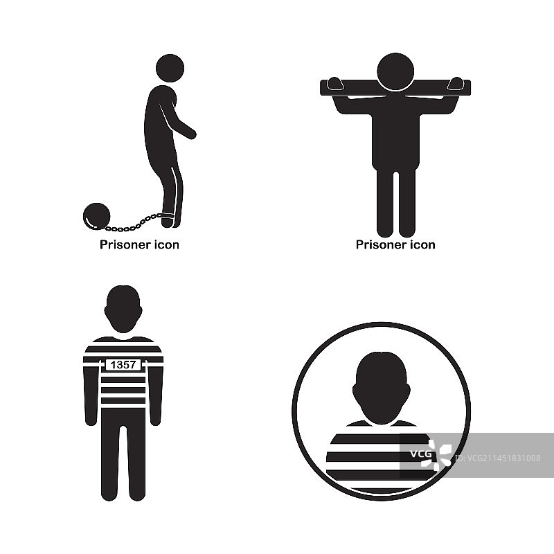 囚犯图标图片素材