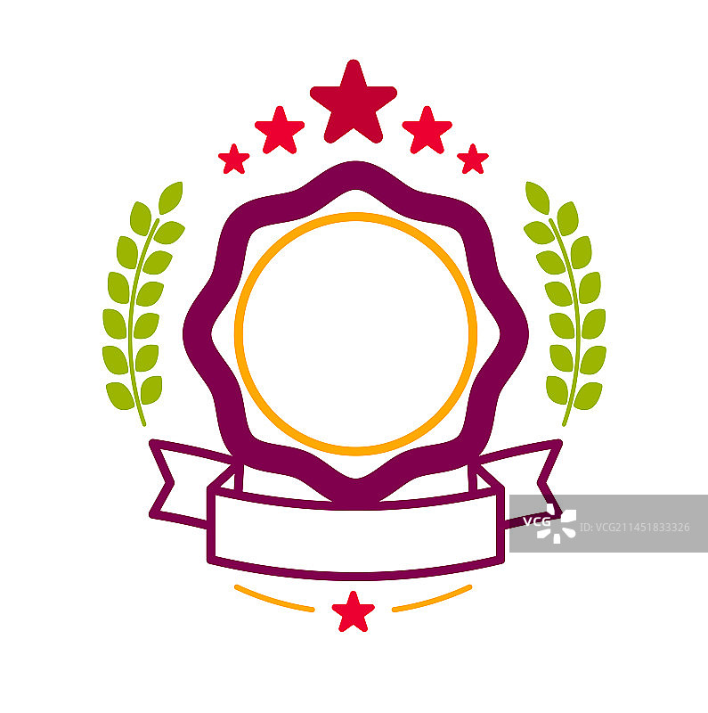 圆形印章或贴纸图片素材