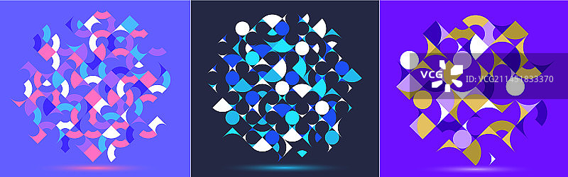 抽象几何图案设计图片素材