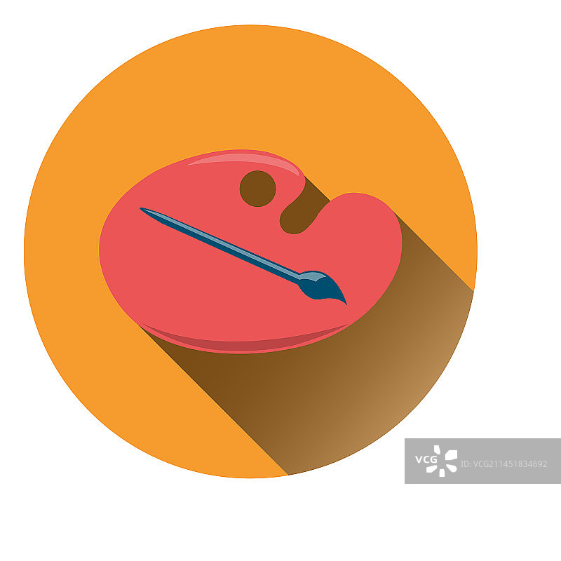 调色板圆形图标图片素材