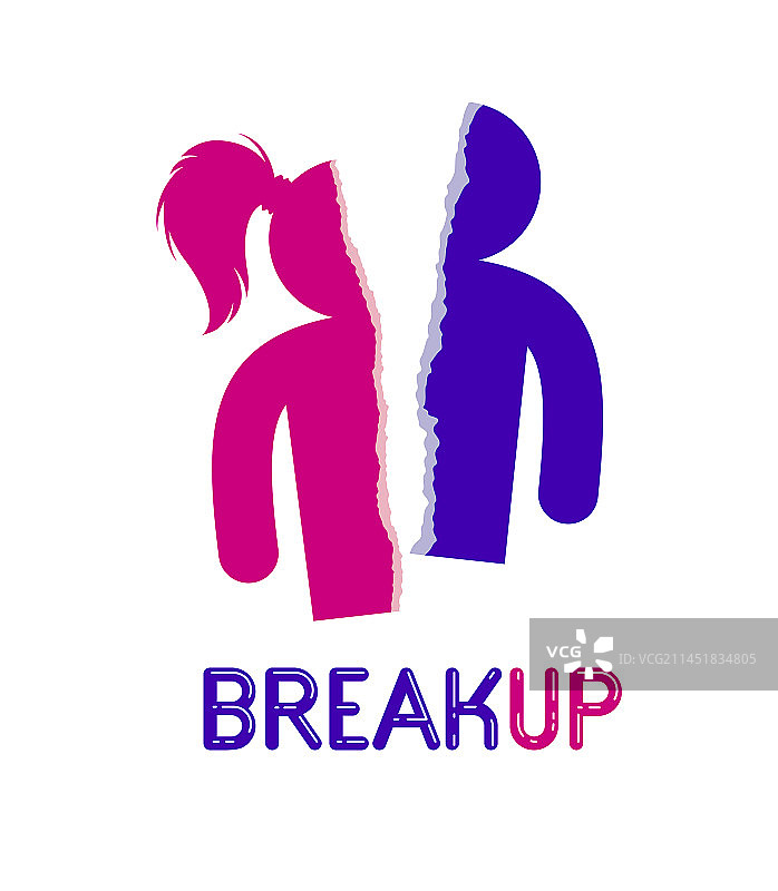 一半男人和一半女人的孤独图标图片素材