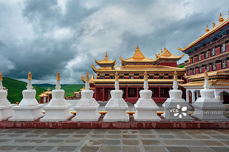 色达·东嘎寺图片素材
