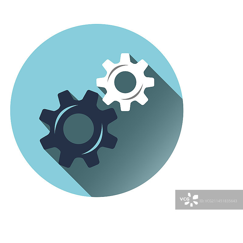 齿轮圆形图标图片素材