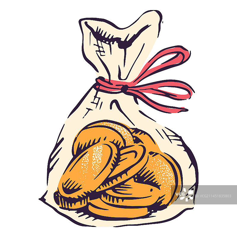 光明节传统硬币袋图片素材