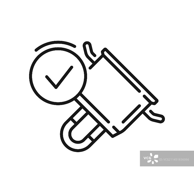 餐具电磁炉轮廓图标图片素材