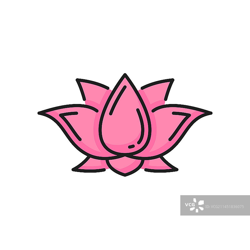 佛教莲花符号图片素材