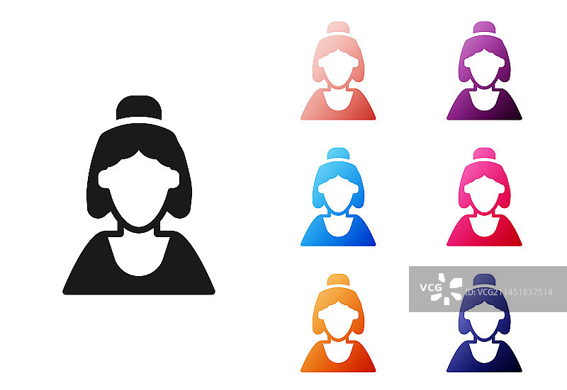 珠宝店的黑人顾问销售员图标图片素材