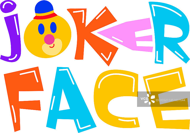 小丑面部图片素材