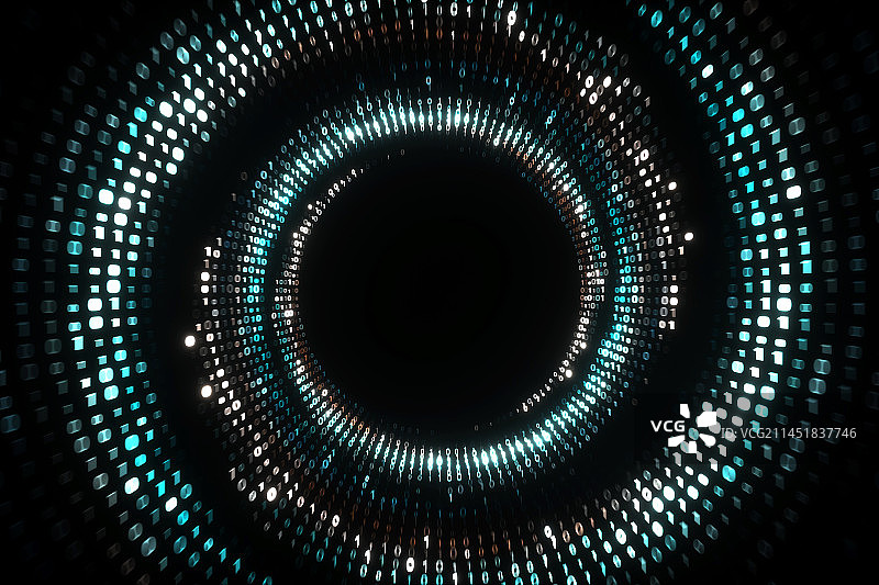 3D量子计算图片素材