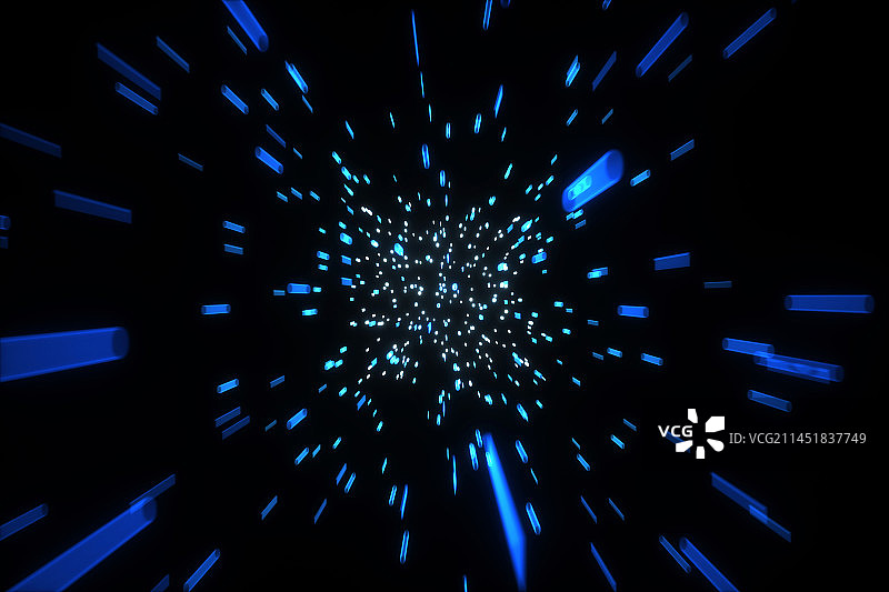 3D量子计算图片素材