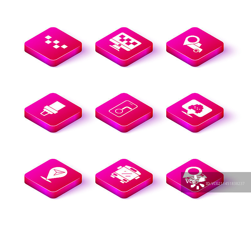 定位：公交车安全带城市地图图片素材