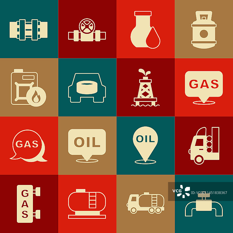 车辆用金属管道和阀门燃气罐组合图片素材