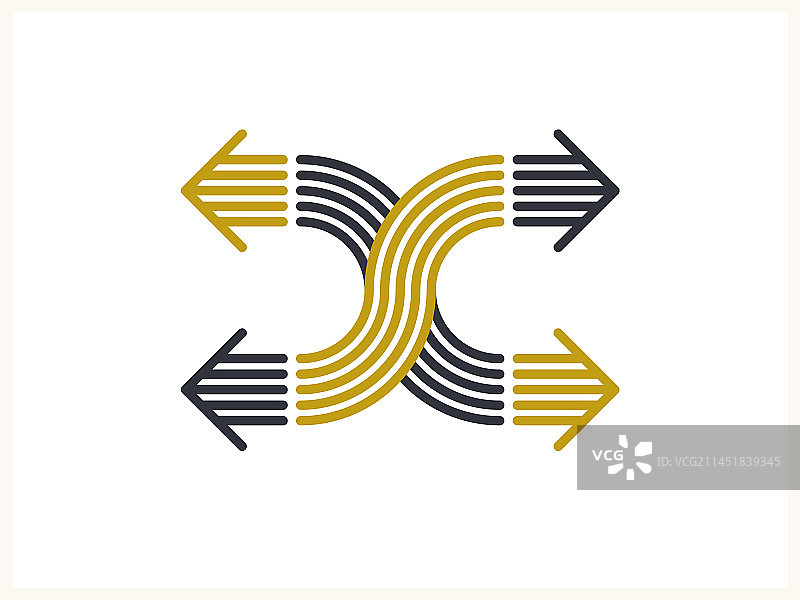 双箭头符号概念logo图片素材