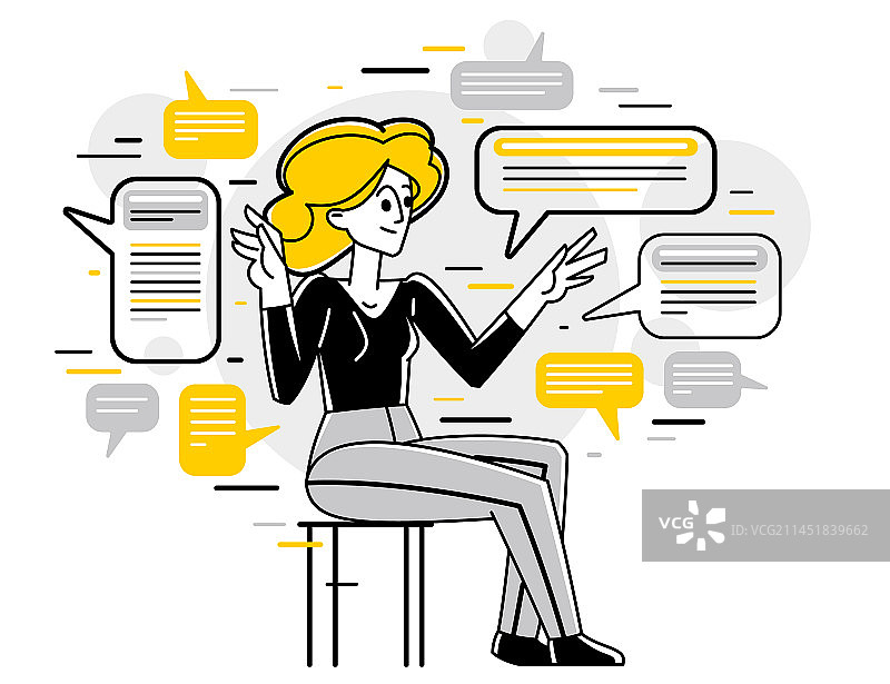 聊天支持咨询在线反馈客户关怀图片素材