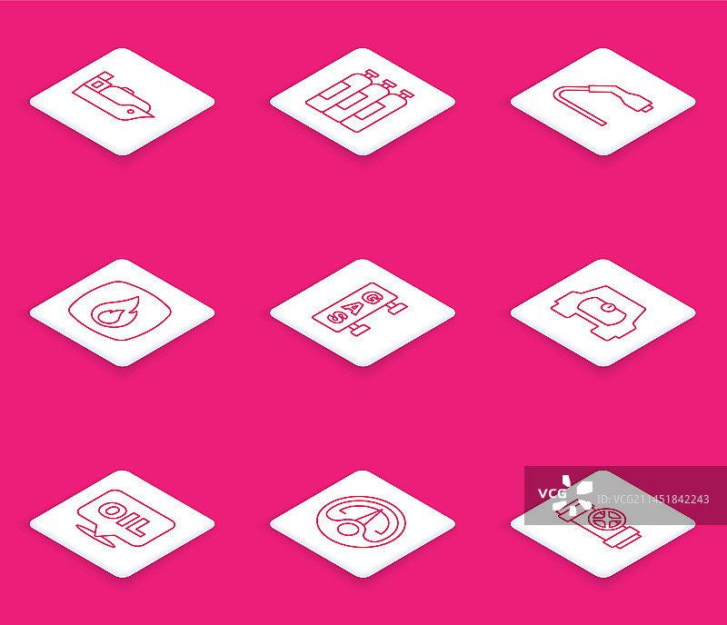 油轮与工业气瓶图片素材