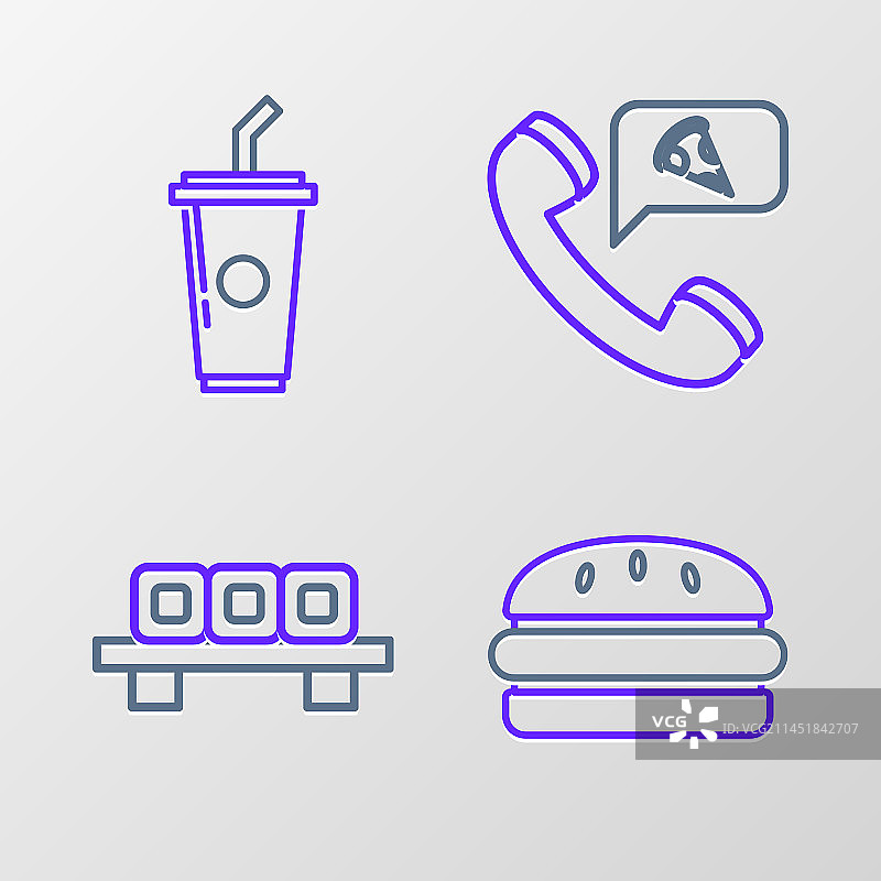 寿司砧板汉堡图片素材