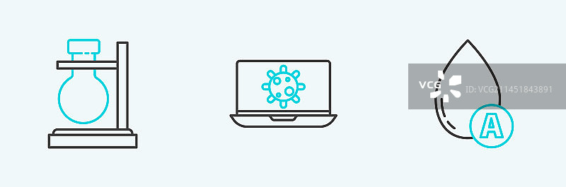 管线、水滴、试管图片素材