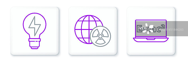 线条方程解法灯泡图片素材