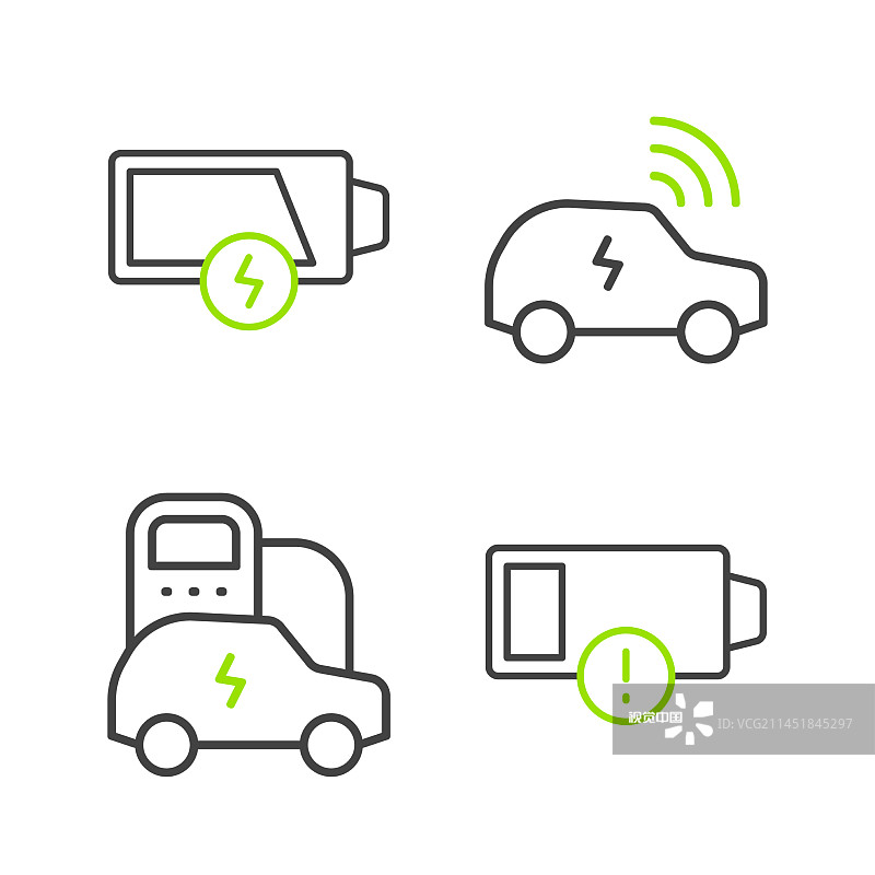 设置线路低电量电动车智能系统图片素材