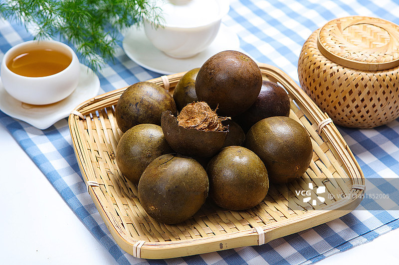 中药材罗汉果图片素材