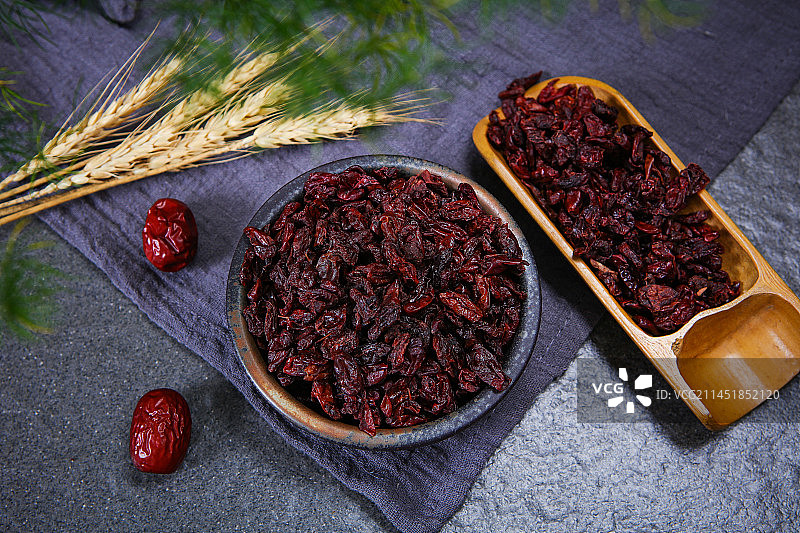 中药材山茱萸图片素材