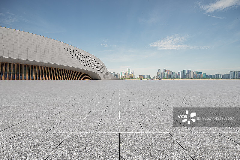 抽象_建筑空间_城市广场_汽车广告背景图图片素材