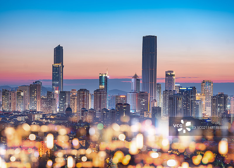 辽宁省大连市城市夜景图片素材