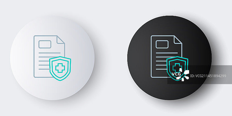 临床记录医疗剪贴板线条图标图片素材