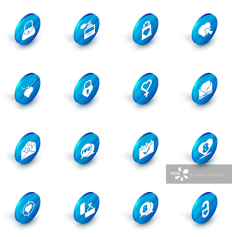 爱心购物袋香水套装图片素材