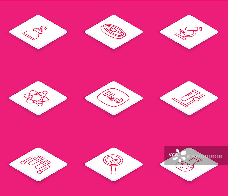 酒精喷灯培养皿组合图片素材