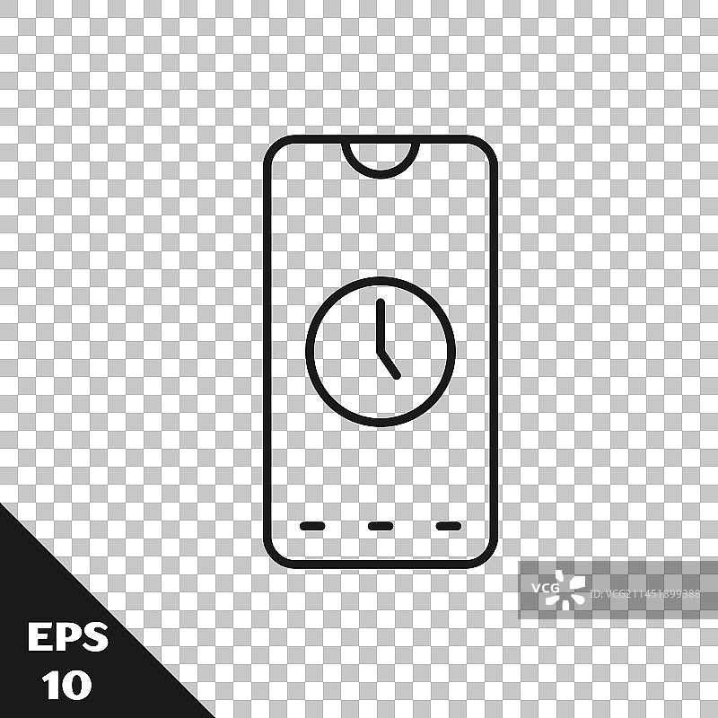 闹钟APP智能手机界面图片素材