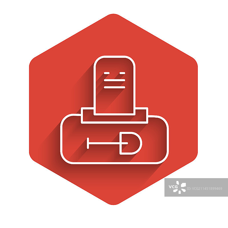 墓碑图标白色线性坟墓图片素材