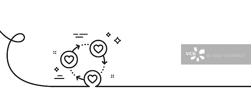 朋友社区线条图标友谊爱情标志图片素材
