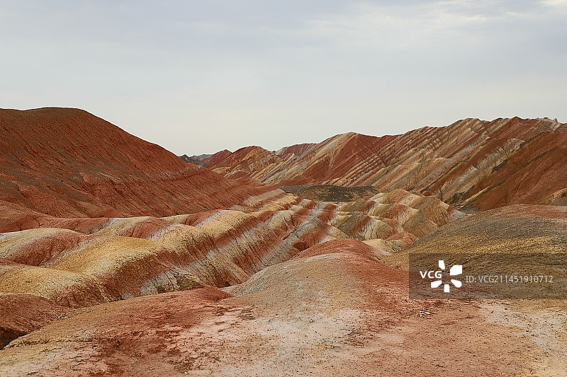 甘肃省张掖七彩丹霞图片素材