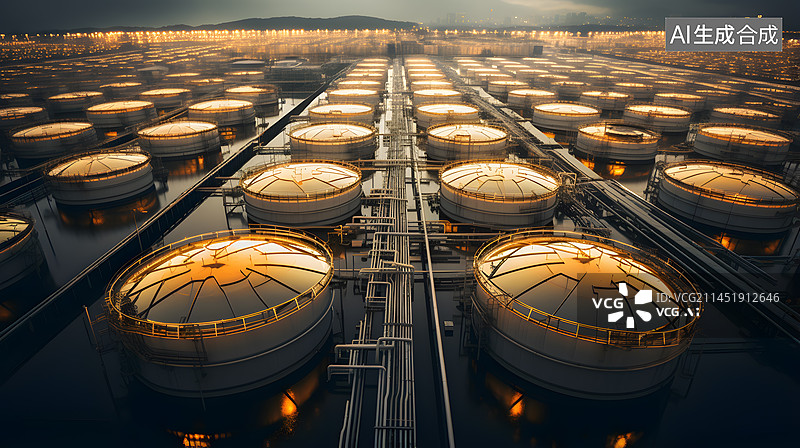 【AI数字艺术】核废水储藏罐图片素材