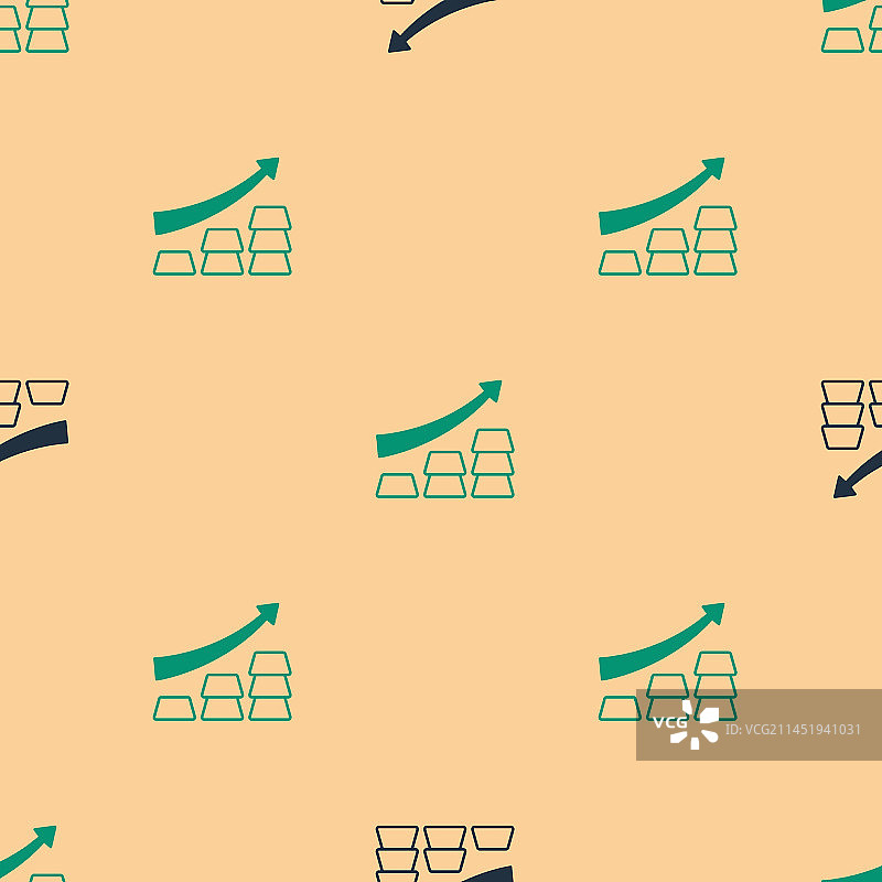 绿色黑色金融增长图表箭头图片素材